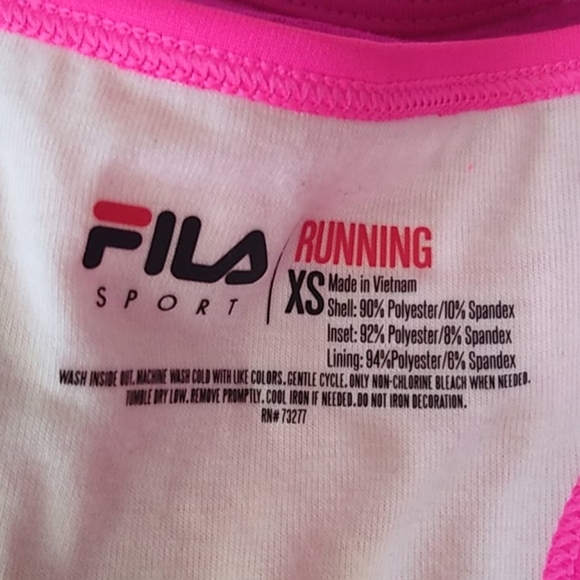 Fila Sport Performance Running Bras, Shades 0f Pink, set 2, Size XS - Picture 2 of 10